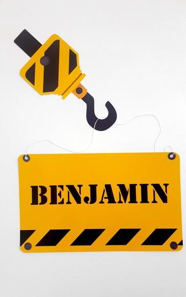 Placas Decorativas - Construção com Gancho