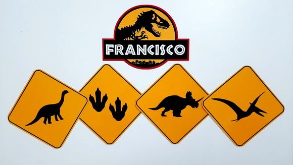 Placas Decorativas - Dinossauro