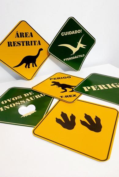 Placas Decorativas - Dinossauro