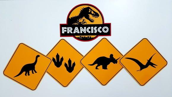 Placas Decorativas - Dinossauro