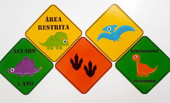 Placas Decorativas - Dinossauro