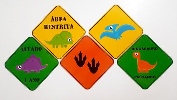 Placas Decorativas - Dinossauro