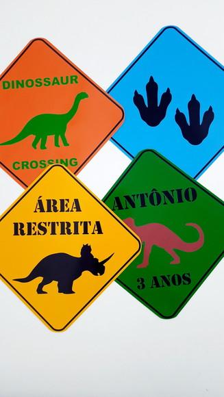 Placas Decorativas - Dinossauro