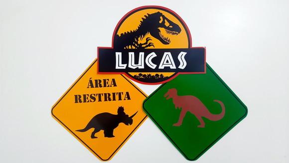 Placas Decorativas - Dinossauro
