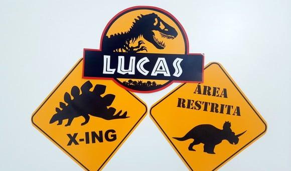 Placas Decorativas - Dinossauro