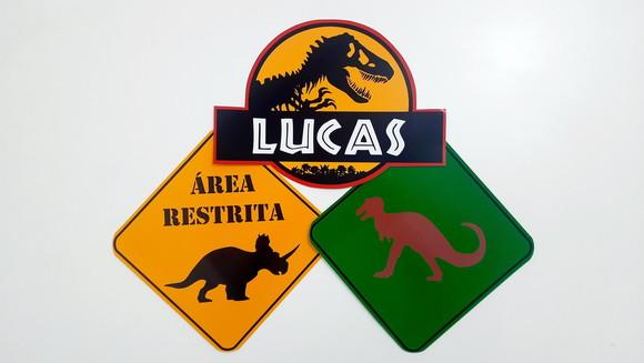 Placas Decorativas - Dinossauro