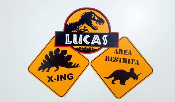 Placas Decorativas - Dinossauro