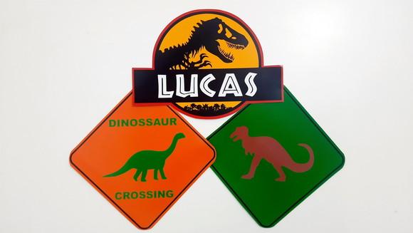 Placas Decorativas - Dinossauro