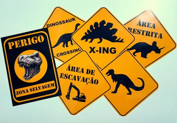 Placas Decorativas - Dinossauro