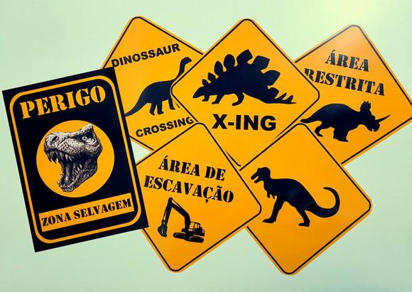 Placas Decorativas - Dinossauro