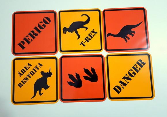 Placas Decorativas - Dinossauro