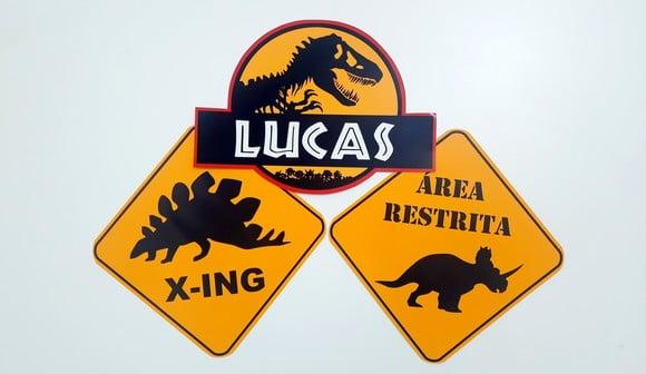 Placas Decorativas - Dinossauro