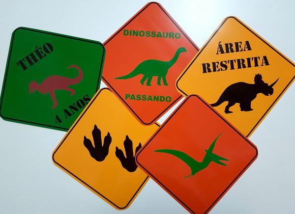Placas Decorativas - Dinossauro