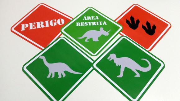 Placas Decorativas - Dinossauro