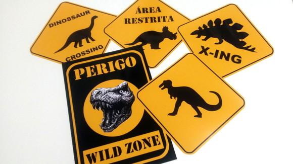 Placas Decorativas - Dinossauro