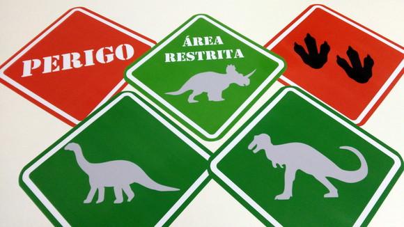 Placas Decorativas - Dinossauro