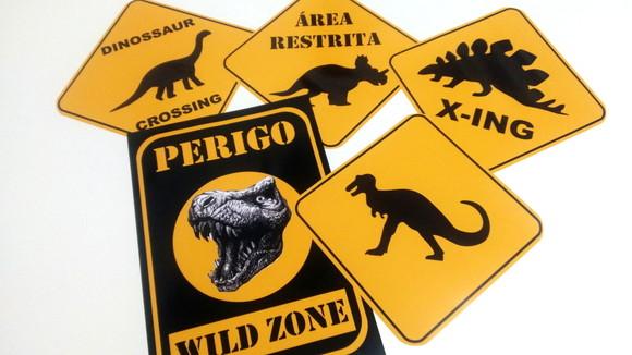 Placas Decorativas - Dinossauro