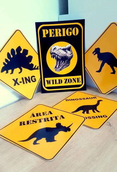 Placas Decorativas - Dinossauro