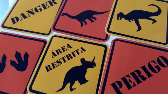 Placas Decorativas - Dinossauro