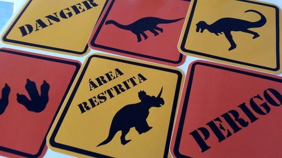 Placas Decorativas - Dinossauro