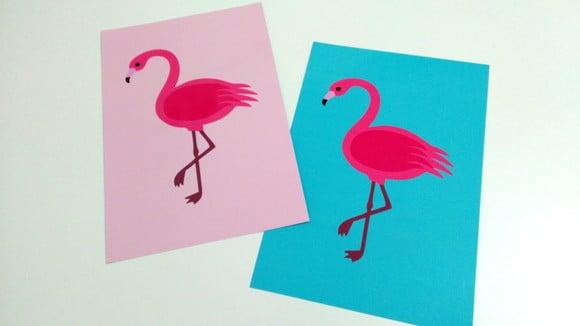 Placas Decorativas - Flamingo
