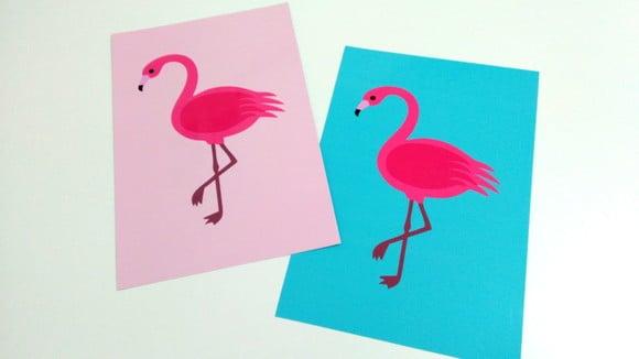 Placas Decorativas - Flamingo