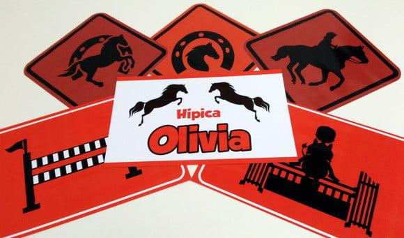 Placas Decorativas - Hípica