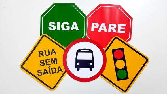 Placas Decorativas - Meios de Transportes