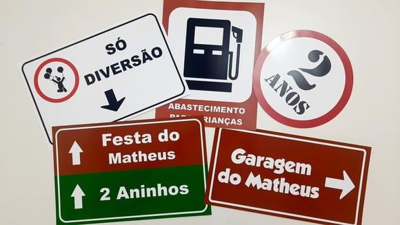 Placas Decorativas - Meios de Transportes
