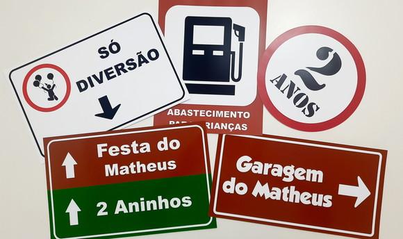 Placas Decorativas - Meios de Transportes