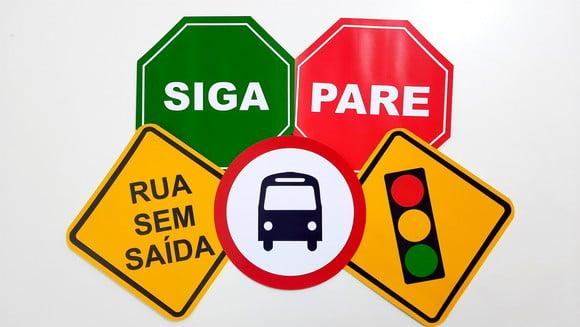 Placas Decorativas - Meios de Transportes