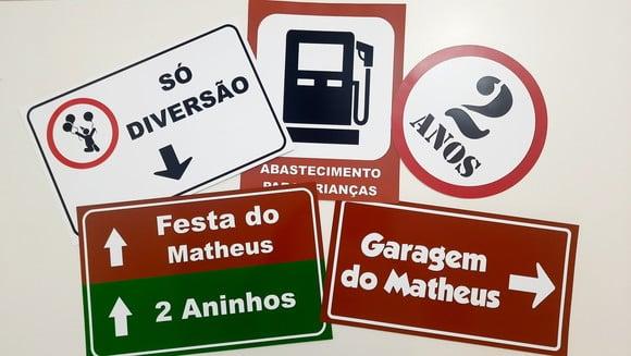 Placas Decorativas - Meios de Transportes