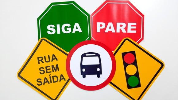 Placas Decorativas - Meios de Transportes