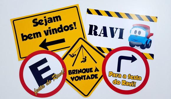 Placas Decorativas - Meios de Transportes