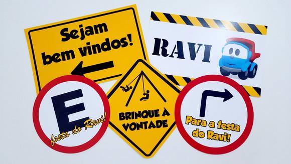 Placas Decorativas - Meios de Transportes