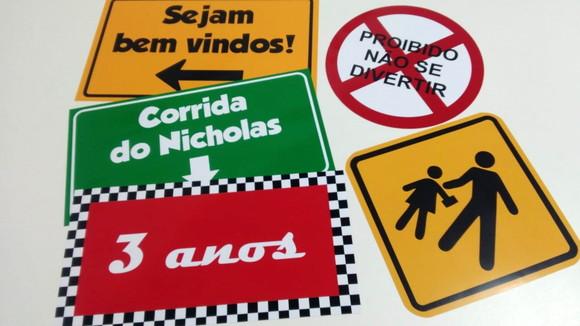 Placas Decorativas - Meios de Transportes