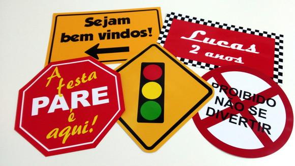 Placas Decorativas - Meios de Transportes
