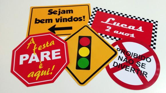 Placas Decorativas - Meios de Transportes