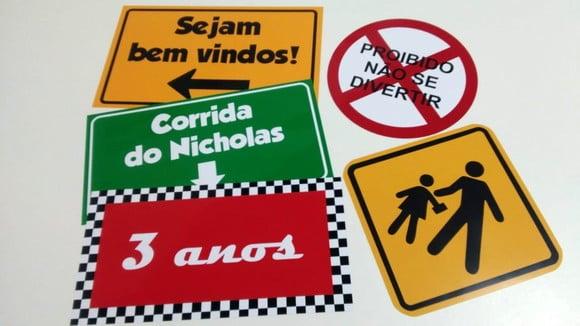 Placas Decorativas - Meios de Transportes
