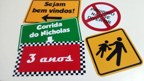 Placas Decorativas - Meios de Transportes