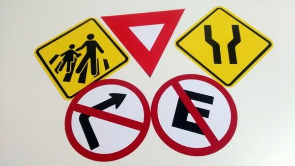 Placas Decorativas - Meios de Transportes