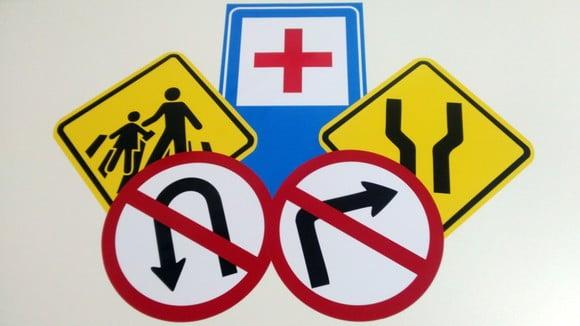 Placas Decorativas - Meios de Transportes