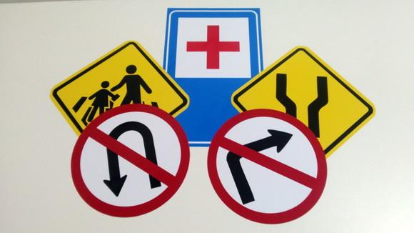 Placas Decorativas - Meios de Transportes