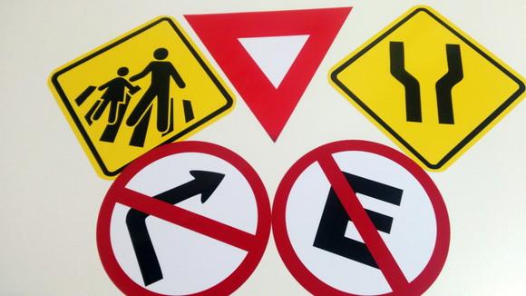 Placas Decorativas - Meios de Transportes