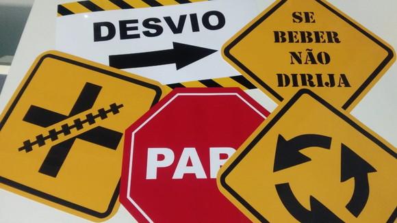 Placas Decorativas - Meios de Transportes
