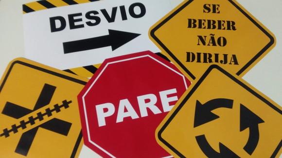 Placas Decorativas - Meios de Transportes