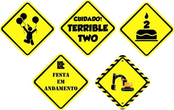 Placas Decorativas - Terrible Two