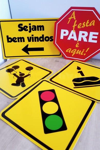 Placas Decorativas - Trânsito