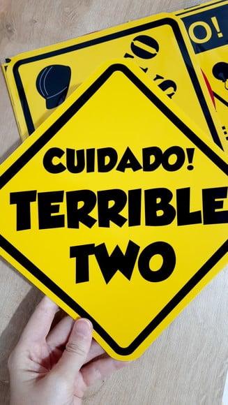 Placas Decorativas - Terrible Two