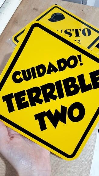 Placas Decorativas - Terrible Two
